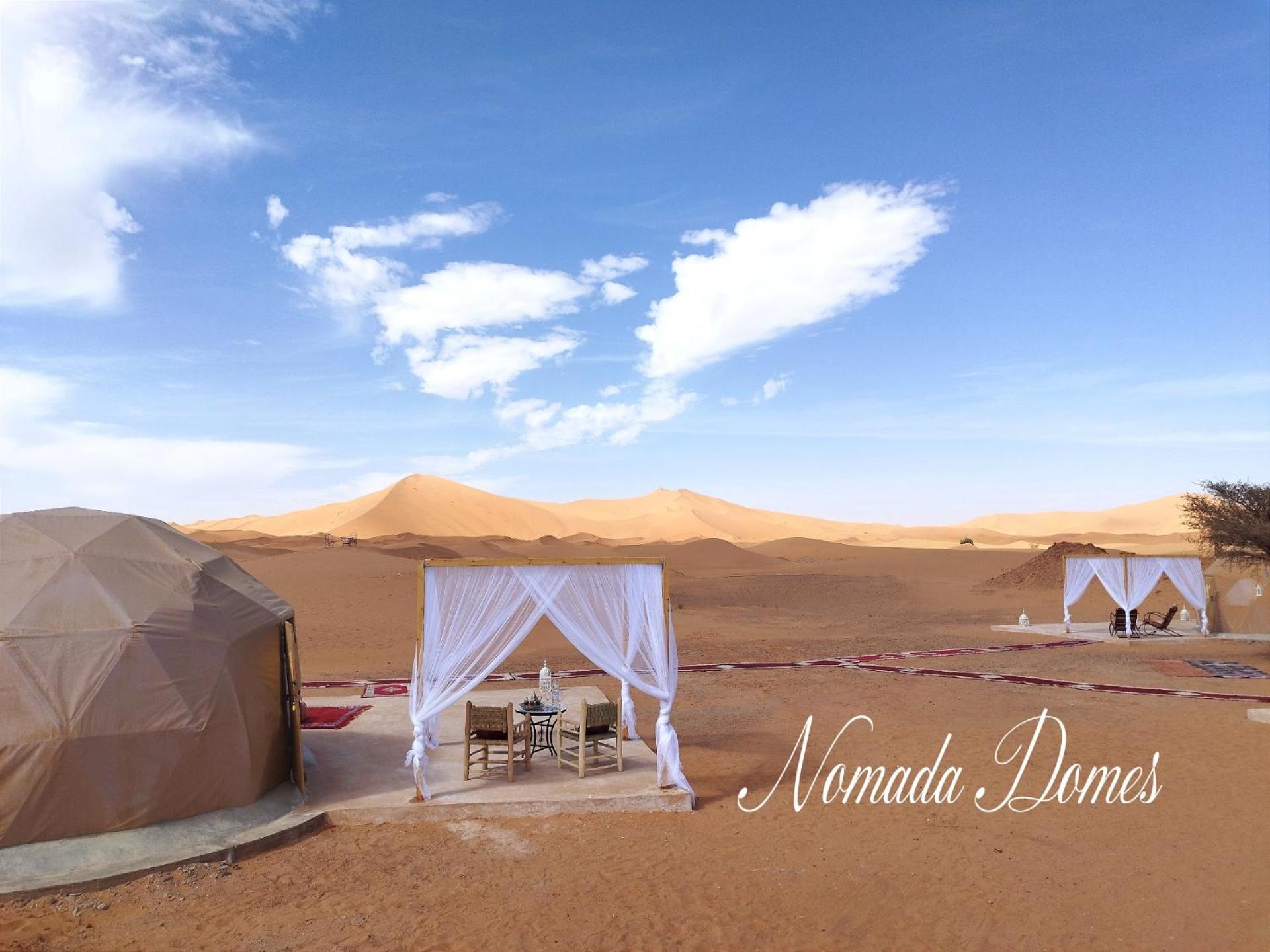 Отель Nomada Domes Camp With Airco Мерзуга Экстерьер фото